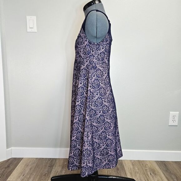 Motherhood Maternity Gender Reveal Lace Overlay Sleeveless Dress Women's Small - Picture 4 of 16